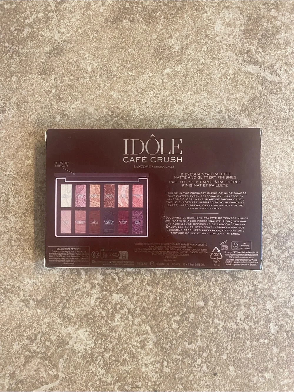 Lancôme Idôle Café Crush Eyeshadow Palette — Brown & Bronze Shimmer